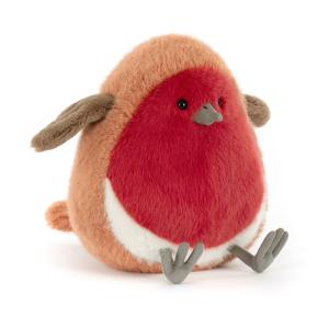 PELUCHE ROUGE GORGE BOULE DE DOUCEUR