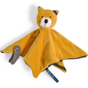 DOUDOU LULU LE CHAT JAUNE EN VELOURS