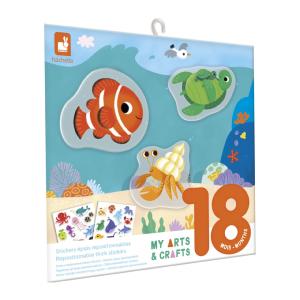 STICKERS ÉPAIS REPOSITIONNABLES SUR LE THÈME DE LA MER