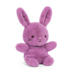 PETITE PELUCHE LAPIN COULEUR ROSE MAUVE