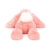 PELUCHE LAPIN ROSE ABRICOT EXTRA DOUCE