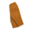 PANTALON EN VELOURS CÔTELÉ COLORIS MOUTARDE