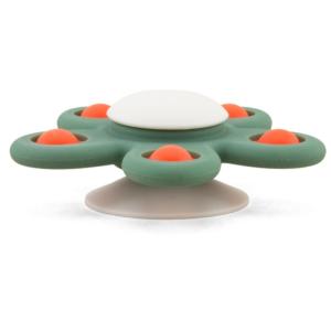 JOUET EN SILICONE PÉTALOUNE VERTE 5 PÉTALES + EFFET POP