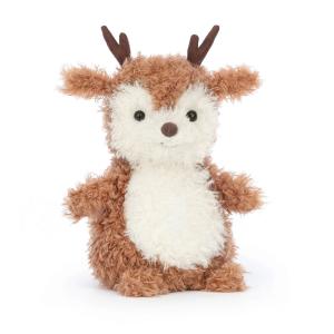 PELUCHE PETIT RENNE AUX COURTES PATTES