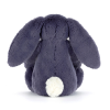 PELUCHE PETIT LAPIN COLORIS BLEU SAPHIR